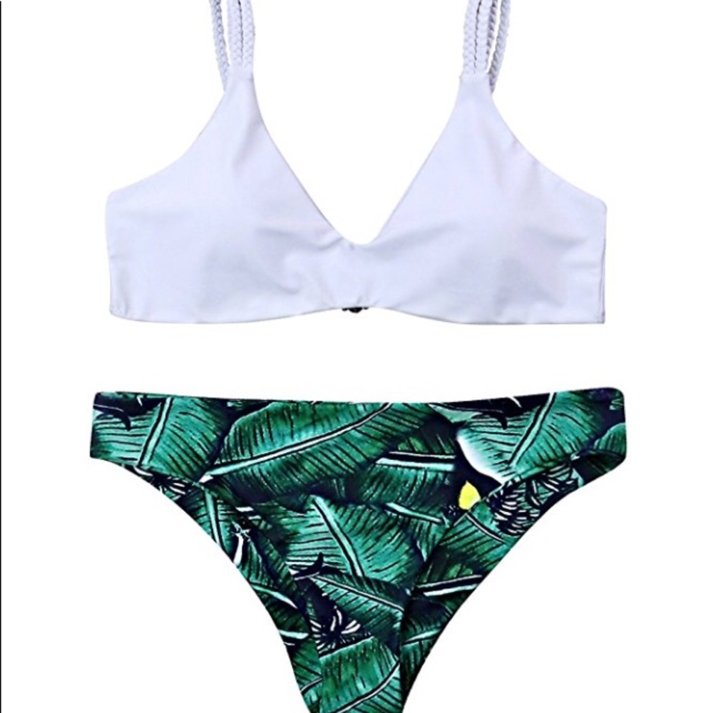 Two piece swim suit